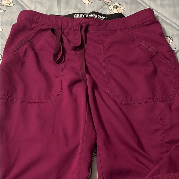 Grey's Anatomy Magenta Scrubs Bottoms Size XS - Picture 3 of 7